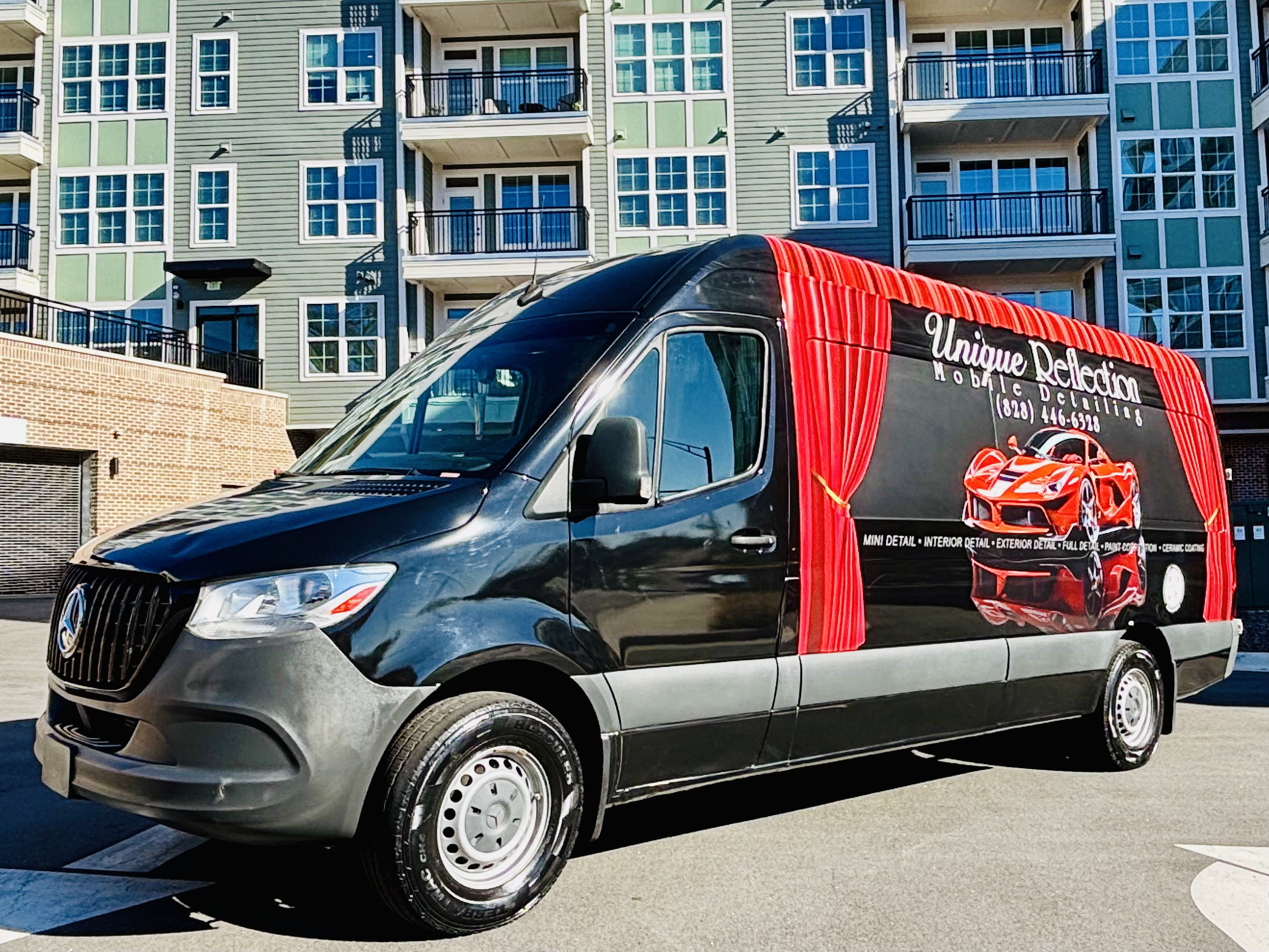 Unique Reflection Mobile Detailing Van